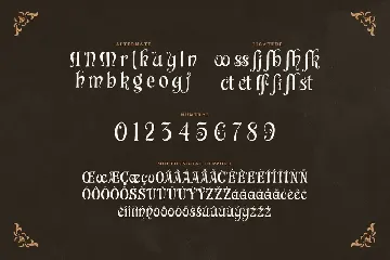 Monastery - A Medieval Display Typeface font