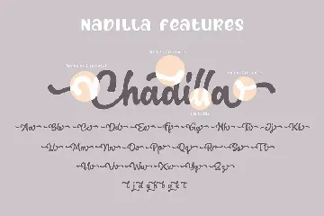 Nadilla font