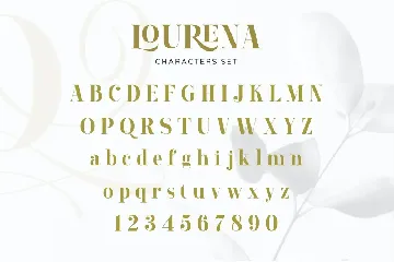 Lourena font