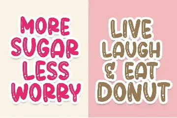 Sugar Donut Crafty Font