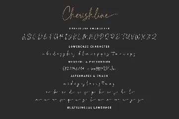 Cherishline Script Font