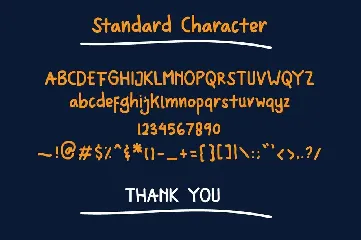 Harry Typeface - A Child's Handwriting Font