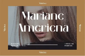 Mavisa Modern Sans Serif Typeface font