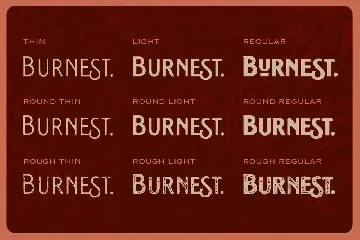 Burnest font