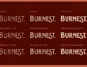 Burnest font