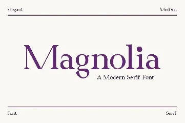 Magnolia - Business Font