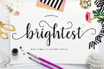 Brightest Script font