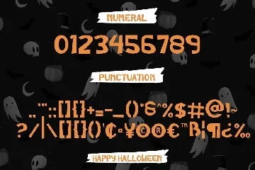 Horrified - Modern Spooky Font