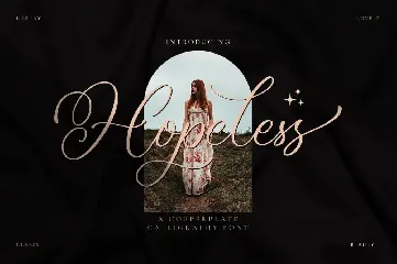 Hopeless - Romantic Calligraphy Font