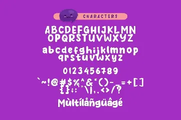 Purple Smile font