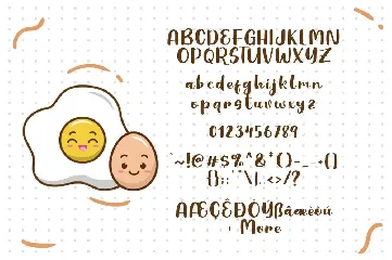 Cute Egg font