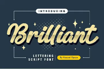 Brilliant | Lettering Script Font