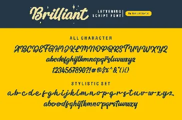 Brilliant | Lettering Script Font