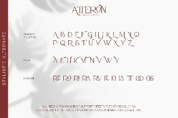 Atteron-Elegant Serif Font