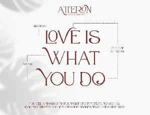 Atteron-Elegant Serif Font
