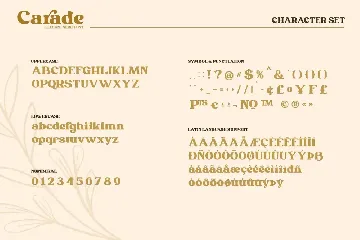 Carade-Elegant Serif Font