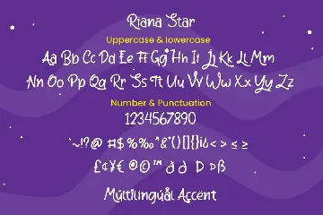 Riana Star - Display Font