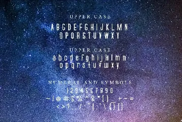 Space - Minimalis font