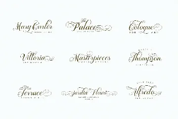 Brignola Elegant Calligraphy font