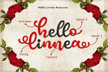 Hello Linnea font