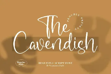 The Cavendish Script Font