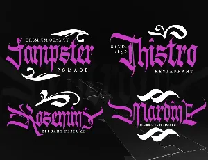 Ventralie-Blackletter Font