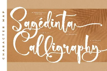 Sagedinta A Modern Calligraphy font