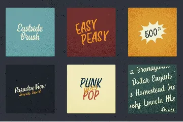 Eastside Brush - Casual Fonts Trio