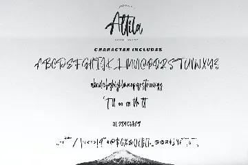 Attila | Modern Calligraphy Font