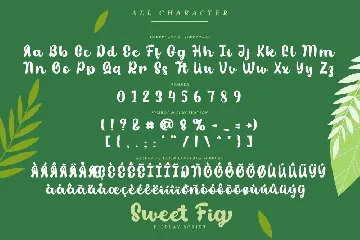 Sweet Fig font