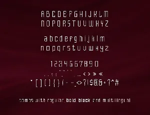 Redrock - Modern Sans Serif font