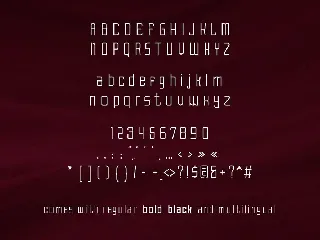 Redrock - Modern Sans Serif font