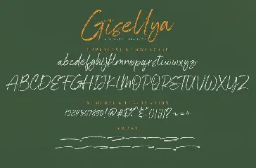 Gisellya Handwritten Font