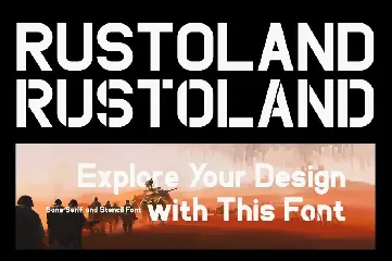 Rustoland - Advertisement Font