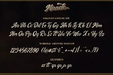 Miracle - Layered Script Font