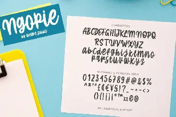 Ngopie - Fun Script font