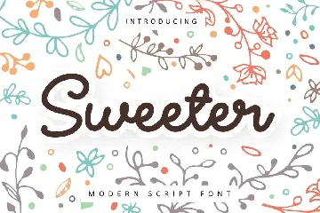 Sweeter font