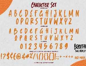 Breathless - Fun Display Font