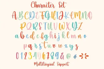 Rainbow - Handwritten Script Font