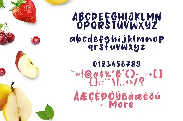 Fresh Fruit font