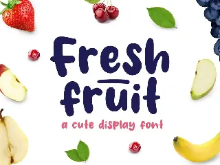 Fresh Fruit font