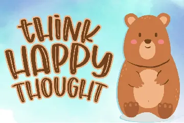 Chunky Bear - Handwritten Font