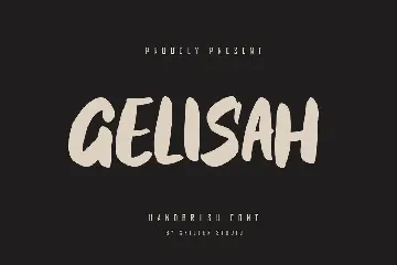 Gelisah - Handbrush Font