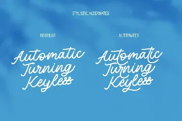 Blufcrowds Classic Script Font