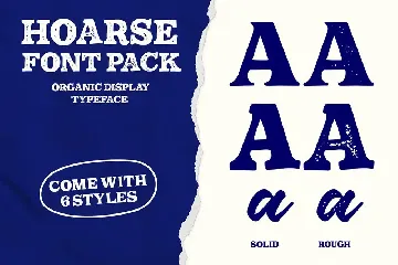 HOARSE | Font Pack