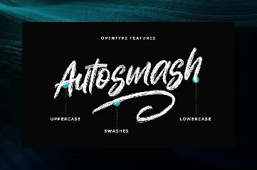 Autosmash - Brush Font