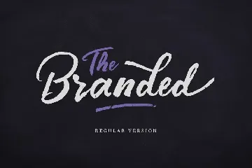 Branded Handbrush Font