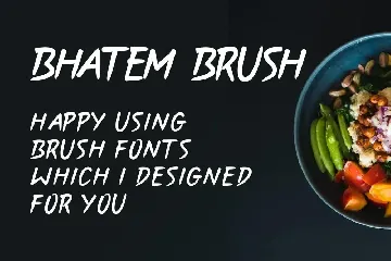 Bhatem Brush Fonts