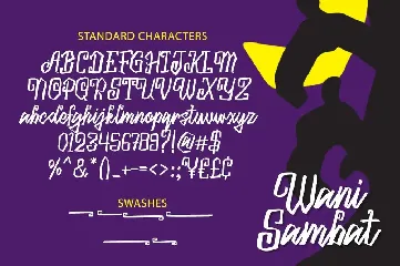 Wani Sambat - Halloween Font