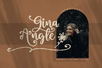 Gina Angle font